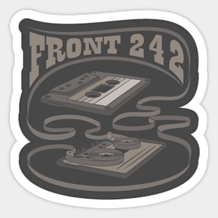 Front 242 Exposed Cassette Sticker